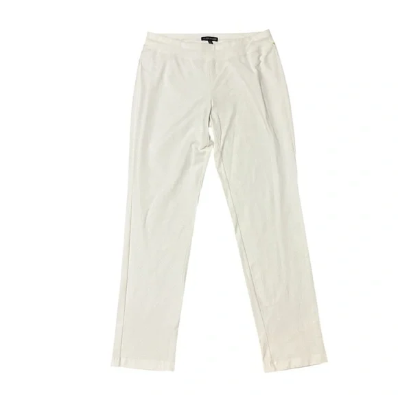 Eileen Fisher Crepe Viscose Blend Stretch Pants in Bone Ivory size XS - Picture 6 of 9